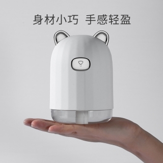 加湿器厂家直销创意卡通小熊加湿器便携式USB充电美容雾化蒸脸机