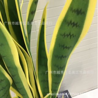 北欧仿真植物虎皮兰盆栽 假花 摄影道具 仿真多肉植物 外母蛇盆景