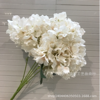 新款优惠仿真5头大绣球7色可选婚庆花束路引摄影道具 新娘花 花墙