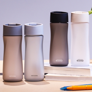 【厂家直销】创意磨砂塑料杯 运动水壶广告杯 环保PP礼品杯子定制