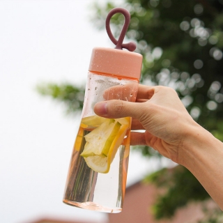 【厂家直销】创意水杯女男学生透明塑料杯子活动赠送礼品引流促销