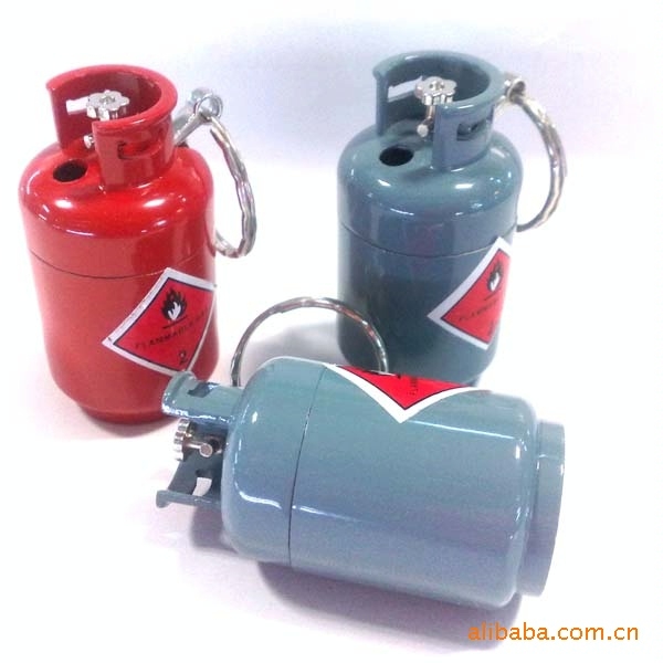 6148【易来烟具】挂式煤气罐造型打火机瓦斯瓶明火打火机