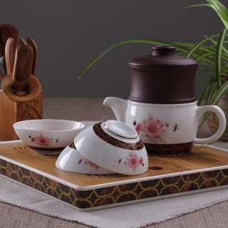 得意陶瓷 高档骨瓷餐具 泡茶神器-普罗旺斯