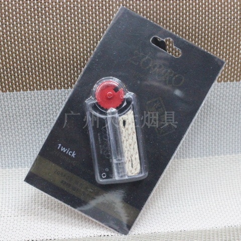打火机火石批发 zorro火石配件 烟具耗材 7粒火石+1根棉芯