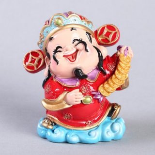 9CM神仙（13042铜钱串财神）