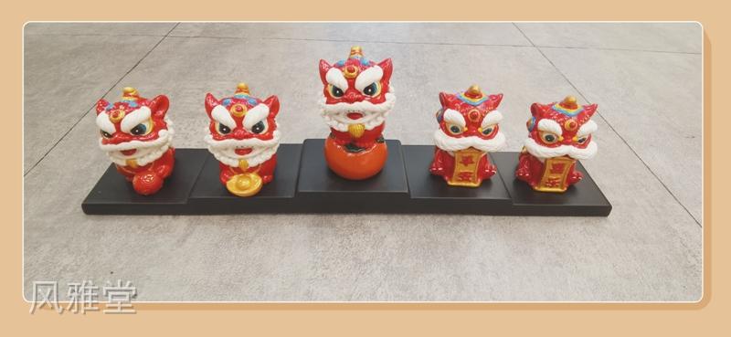 6.5CM红色狮子（平安）863958