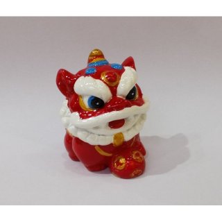 6.5CM红色狮子（圆圆满满）
