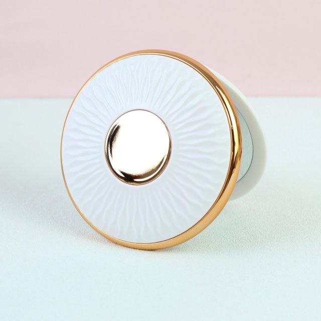 [胜雅] 圆形化妆镜简约大气小清新学生宿舍便携随身折叠镜