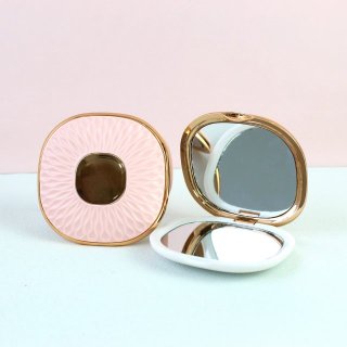 方形化妆镜简约大气小清新学生宿舍便携随身折叠镜