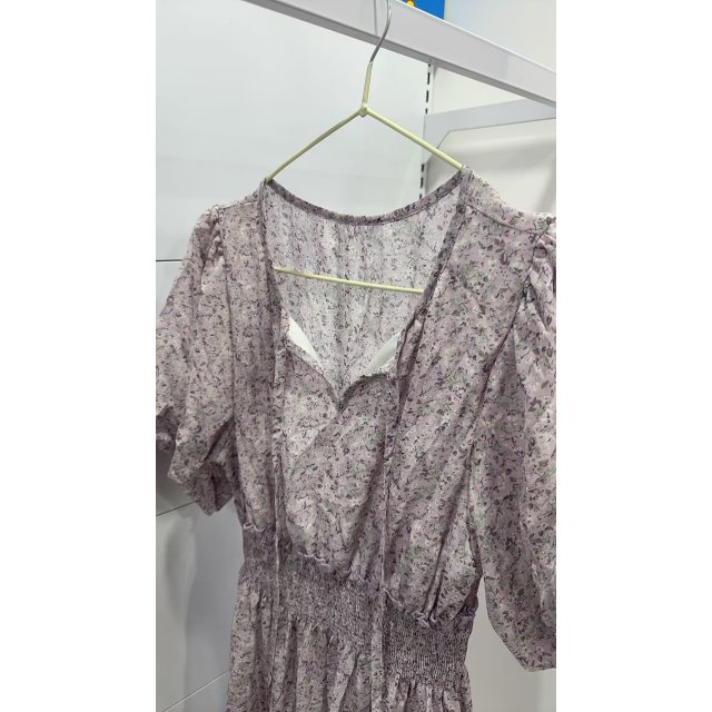 [自营品牌] 精美印花吊带裹胸夏季新款连衣裙