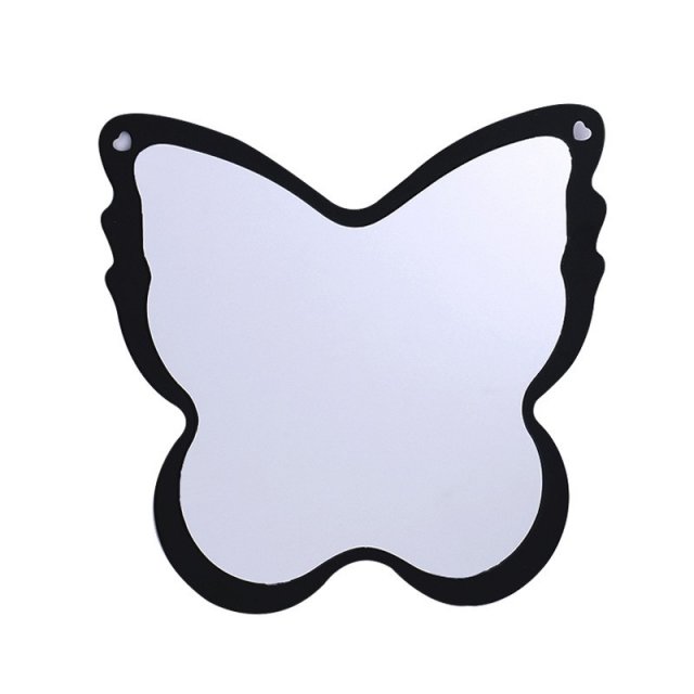 [胜雅] 时尚潮流ins风蝴蝶形状台镜桌面化妆镜可悬挂式镜子