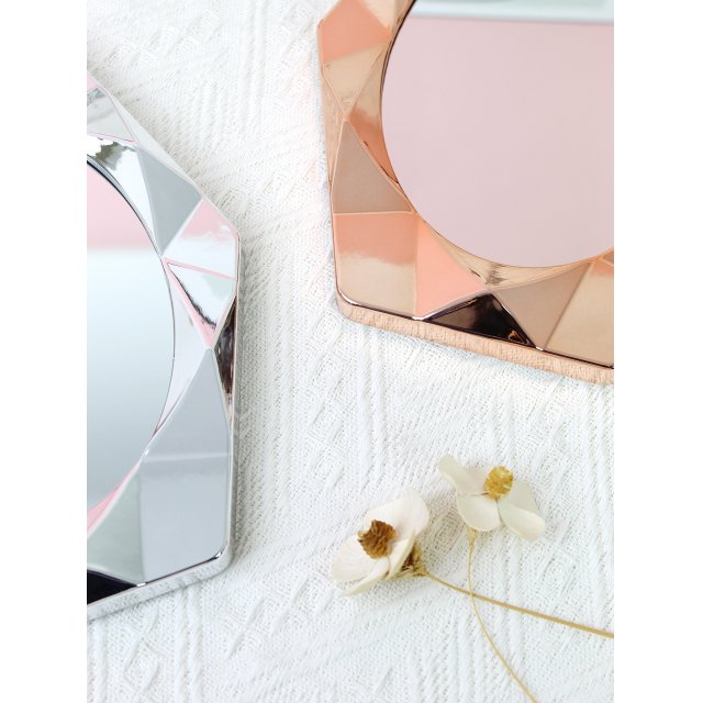 [胜雅] ins风网红镜子卧室梳妆台女生化妆镜补妆镜折叠镜学生宿舍台镜