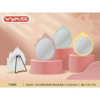 创意造型金属台镜卧室浴室镜台式镜学生宿舍台镜美容化妆镜子批发