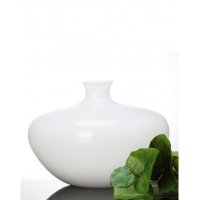 优雅高端古典白瓷花瓶人工吹制 手工打磨 创意家居装饰艺术摆件