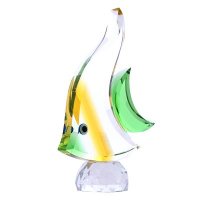 动物客厅简约现代装饰品生日礼物水晶工艺品小号海洋水晶之恋摆件DJ-0036