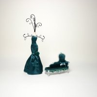 红酒架 红酒展示架 创意洒架 1046D00墨绿色贵妃椅