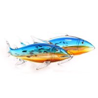 创意家具饰品摆件琉璃工艺品三文鱼造型现代家居装饰品XSJ-70/71