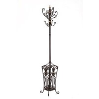 欧式现代铁艺衣架置物架挂衣架B72170KK