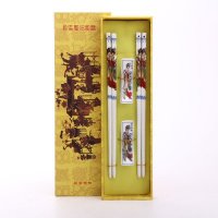 古典手绘筷子2对套装 贵妃醉酒图案 天然健康 高档礼品T2-002