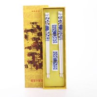 古典陶瓷手绘筷子2对套装 花卉图案 天然健康 高档礼品T2-004