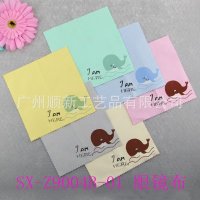 【2015爆款】工厂直供批发可爱卡通双面绒印花眼镜布镜头布檫拭布 SX-Z9004B-01