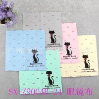 【2015爆款】工厂直供批发可爱卡通双面绒印花眼镜布镜头布檫拭布 SX-Z9004B-24