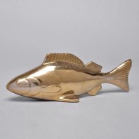 陶瓷电镀金色剑鱼 鱼摆设 简约现代 家居/家具样板房摆件A0597010-07