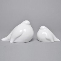 抽象鸽子摆件 现代简约陶瓷工艺品 创意胖鸟肥鸽家居客厅装饰品摆设A1090008