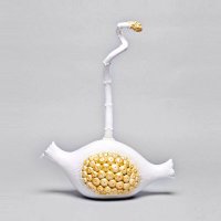 现代简约客厅装饰工艺品金暗香盈袖系列-01树脂摆件 AXYX-01-BJ