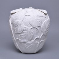 客厅装饰品陶瓷摆件 纯白幸福叶摆件新婚卧室摆件结婚礼品LZSJ-XFY-B