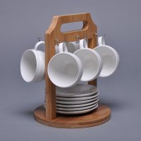 欧式陶瓷咖啡杯套装创意咖啡杯6件套礼盒装咖啡杯子RP-BDT0010