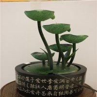 厂家直销中小型树脂流水喷泉工艺品H8303