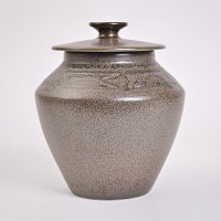 景德镇茶叶末釉茶叶罐窑变复古陶瓷密封罐坛子手工普洱存茶罐NNYY-15