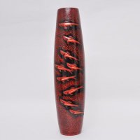 新年入门见红家居风水家居饰品漆器漆艺摆件 大红鱼花瓶46016