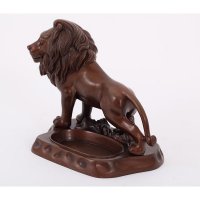 紫铜狮子摆件客厅电视柜工艺品摆设办公室装饰品乔迁新居礼品7200A